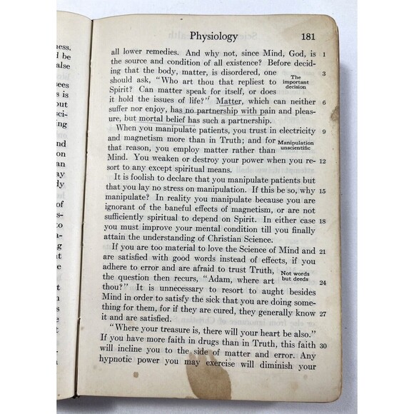 Science and Health Keys to Scripture Mary Baker Eddy Sunday School Vintage 1934 - Picture 11 of 14